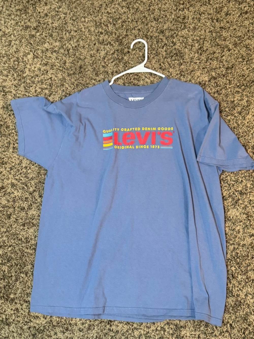 Levi's Lavender Crewneck Tee with White Logo